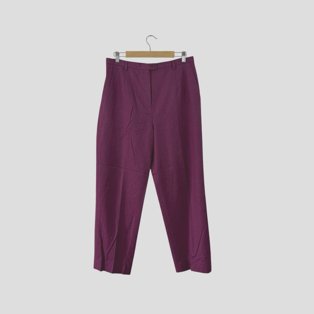 Vintage Pendleton 14 Wool Slacks Dress Pants USA Made Lined High Rise Womens